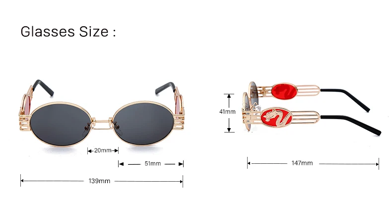 Новые круглые мужские Солнцезащитные очки женские металлические панк Винтажные Солнцезащитные очки Брендовые дизайнерские модные очки зеркальные линзы высшего качества UV400