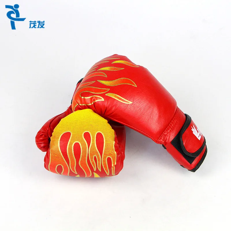 

Gloves Children Boxing Gloves Boxing Fitness Flame Boxing Gloves Sanda Taekwondo Boxing Training Free Combat Protective Gear