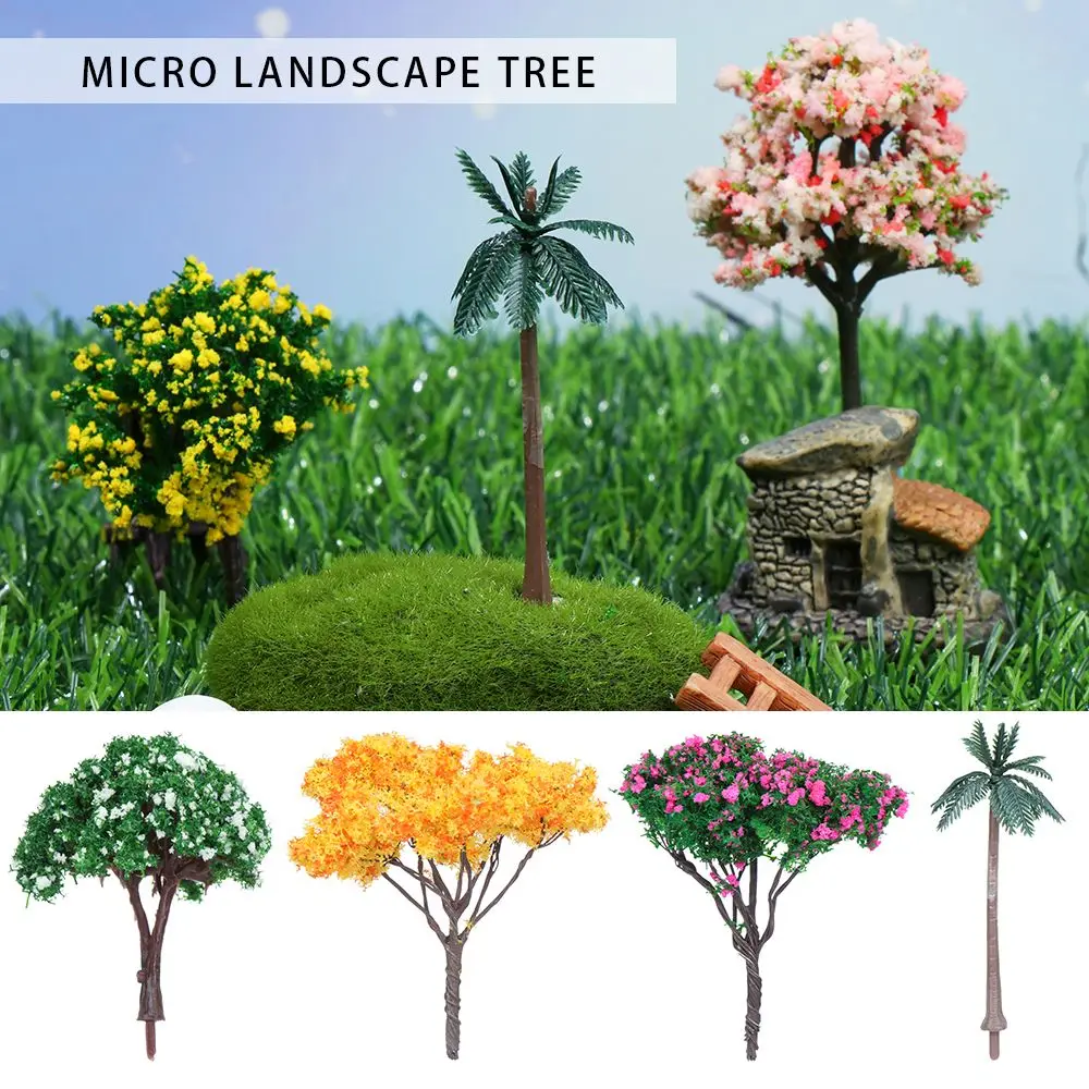 

1PC Creativity Miniature Tree DIY Resin Crafts Garden Plant Bonsai Decor Desktop Simulation Garden Micro Landscape Accessories