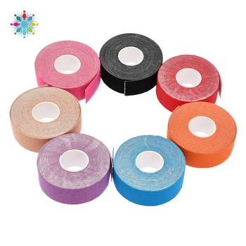 

1Pc Useful Cotton Sports Tape 2.5CMX5M Muscle Sticker Bandage Intramuscular Patch Closure Kinesiology Tape Elastic Patch Tape