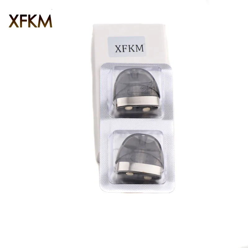 

XFKM 2Pcs/Pack Zero Refillable Pod 2ml Capacity 1.0ohm Coil Head for Zero Pod Starter Kit Vape Tank E Cigarette Spare Part