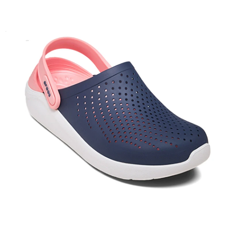 

CROCS LiteRide Clog for Men Women Outdoor Beach Sandals New Design Sports Sandals Unisex Light Grey Color Crocs-shoes 204592