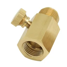 CO2 цилиндрический адаптер с регулировкой штифта Латунный разъем W/переключатель 3 модели Лот