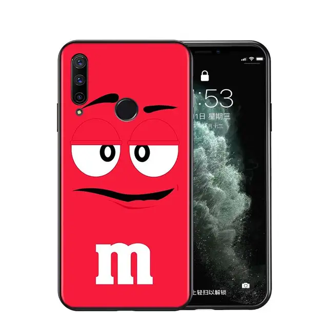 Silicone Cover Cute M&M‘s Chocolate For Huawei Honor 9 9X 9N 8S 8C 8X 8A V9 8 7S 7A 7C Pro lite Prime Play 3E Phone Case Style 13