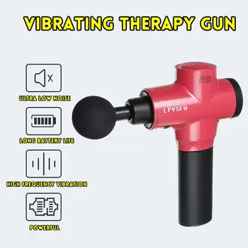 

4200r/min Therapy Massage Guns 6 Gears Muscle Massager Pain Sport Massage Machine Relax Body Slimming Relief With 5 Heads