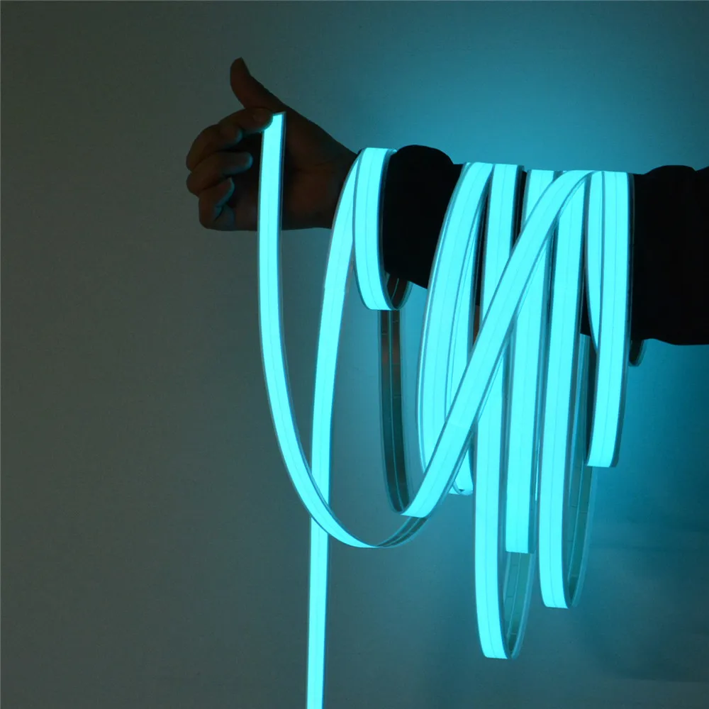EL strips car LED strip light for DIY AD LOGO flexible neon lights glow rope Party decoration tape lamp USB 12V Backlight Panel | Лампы и