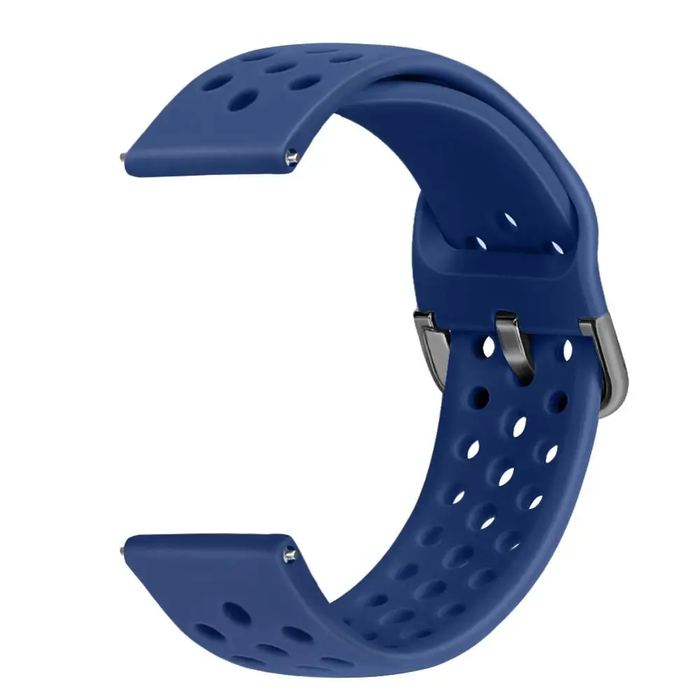 Gear S3 Frontier ремешок для samsung Galaxy watch 46 мм 42 мм ремешок 22 мм 20 мм силиконовый ремешок для часов браслет huawei watch GT ремешок S3 - Цвет ремешка: 5