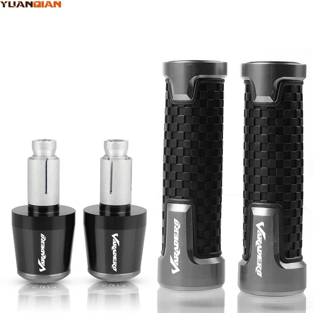 For HONDA XL1000/V/VARADERO XL 1000 1999-2013 2000 2001 2002 2003 7/8'' 22mm Motorcycle handlebar grips ends handle bar grip end gray
