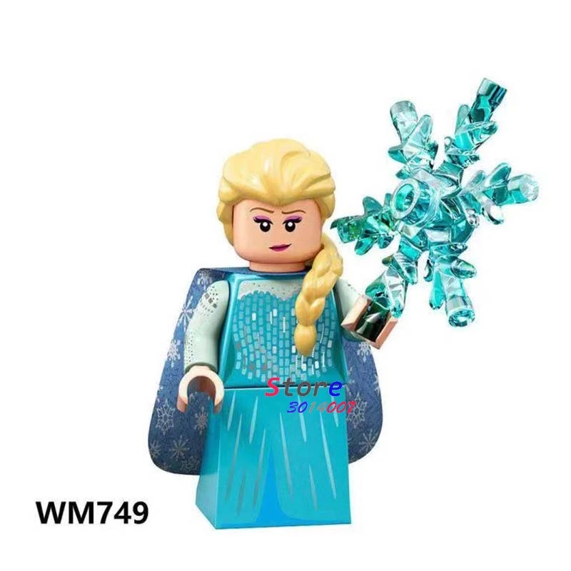 WM749 50 шт. История игрушек Мультфильм Анна Жираф арбуз хула Лула Люся конфеты рэпер котенок поп звезда строительные блоки для детей - Цвет: WM749