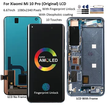 

Original Amoled For Xiaomi Mi 10 Pro LCD Display Touch Screen Tested Digitizer Assembly Replacement For Xiaomi Mi 10 Pro LCD