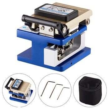 

Aluminum Automatic Cable Cutting Optic Cold Connection High Precision Fiber Cleaver Professional Blade Durable Tool Lightweight