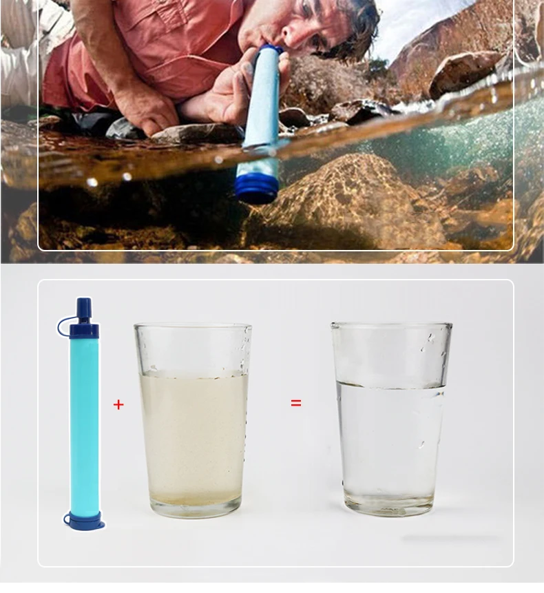 Открытый очиститель воды, для кемпинга, для очистки питьевой воды, для пеших прогулок, для выживания в чрезвычайных ситуациях, портативный фильтр, очиститель воды B1