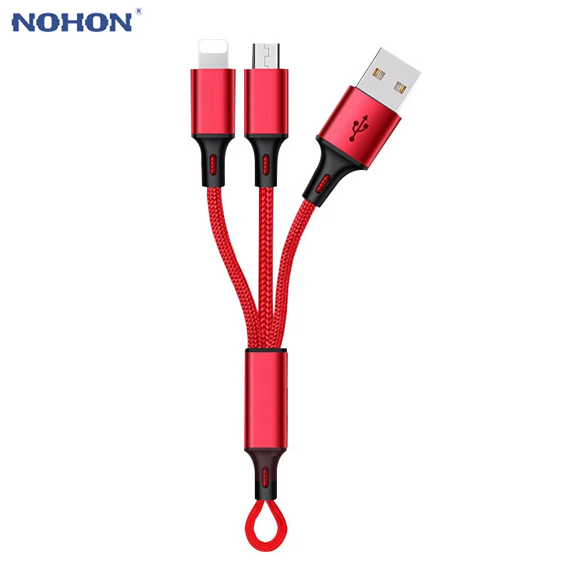 Мини кабель USB для iPhone 11 Pro Max X XS XR 6 7 8 Plus Xiaomi redmi 7A мобильный телефон Micro быстрая