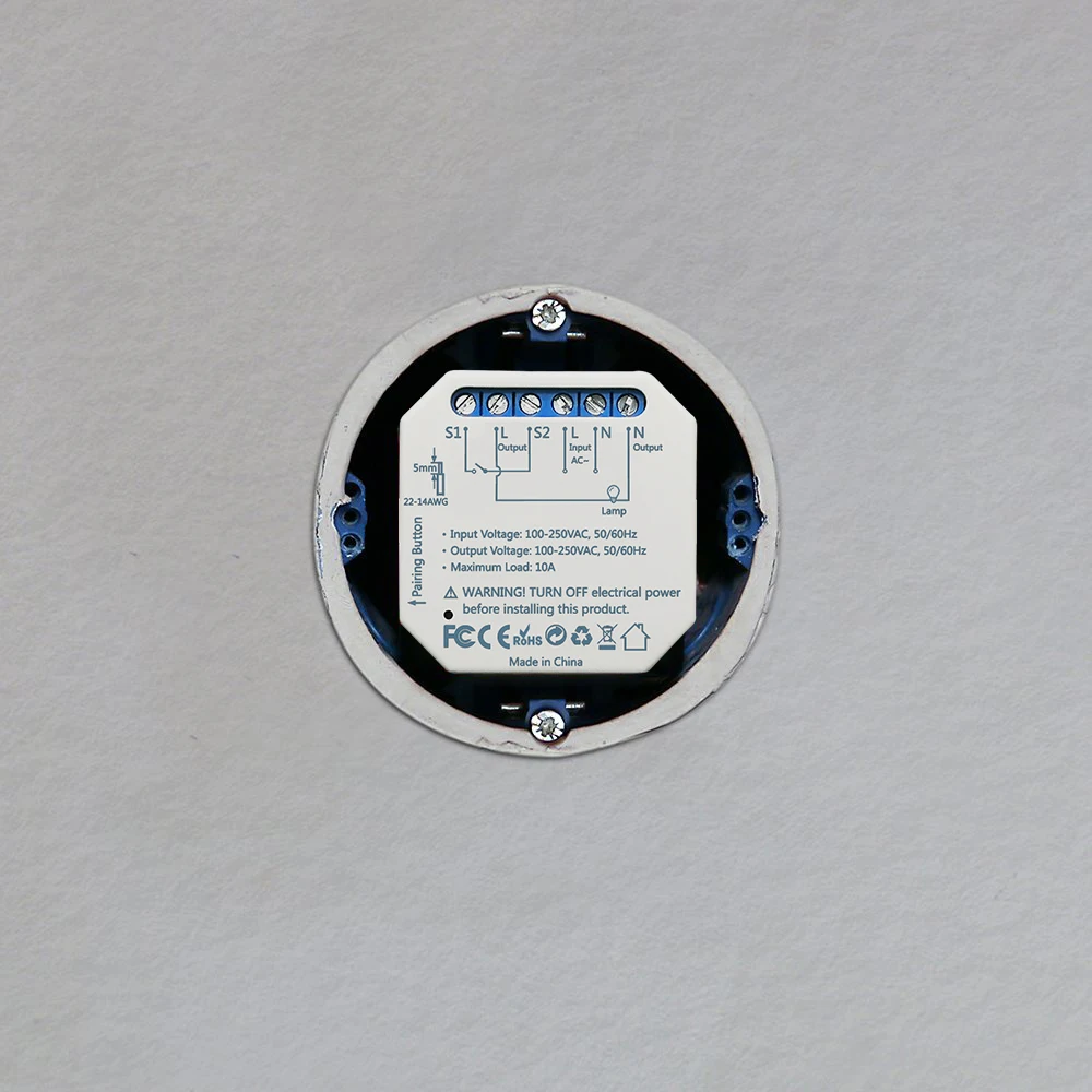 interruptor tuya smart life wifi modulo relay 01