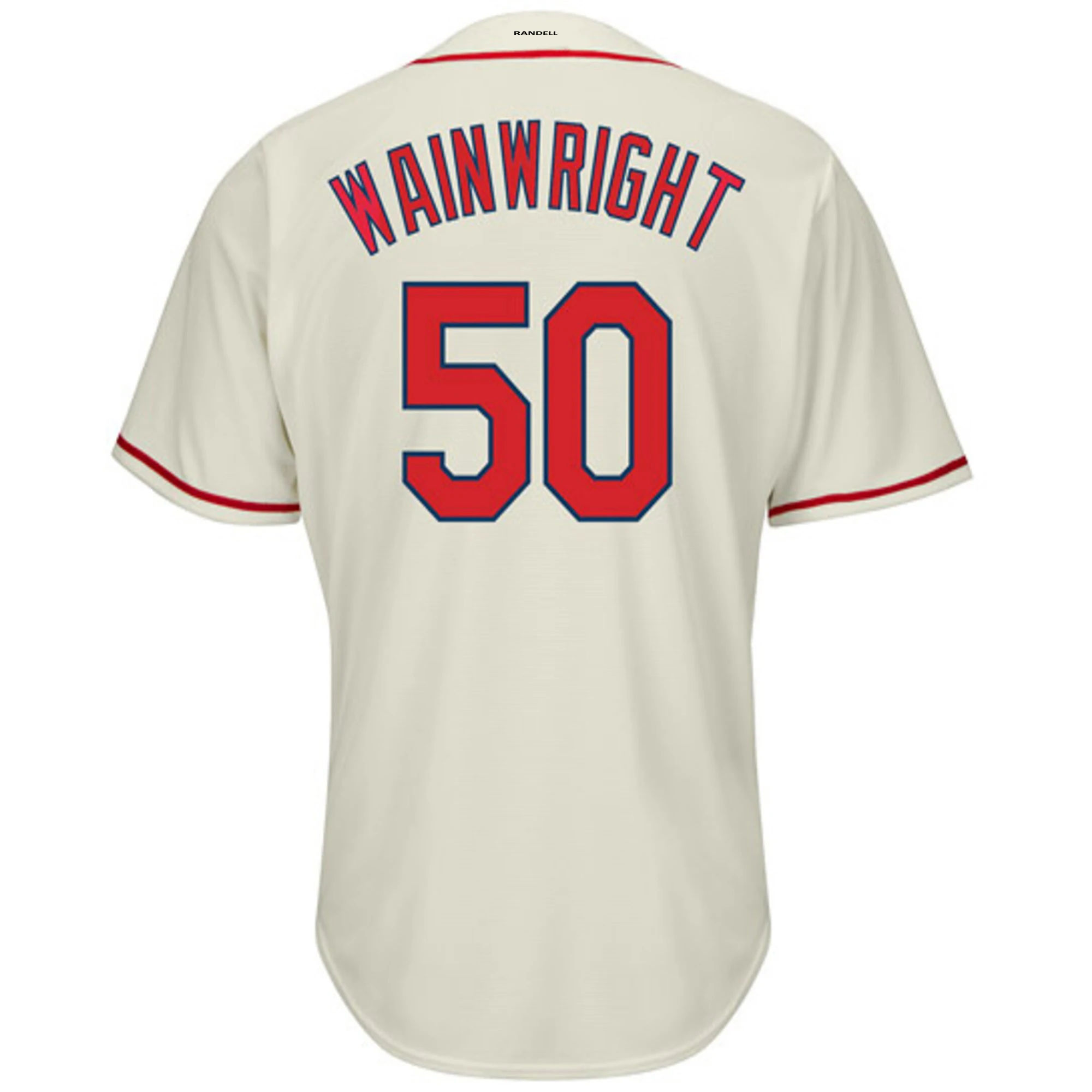 

Men's St. Louis Jersey 50 Wainwright 48 Bader 27 Peralta 38 Martinez 16 Wong 52 Wacha 15 Grichuk 44 Rosenthal Baseball Jerseys