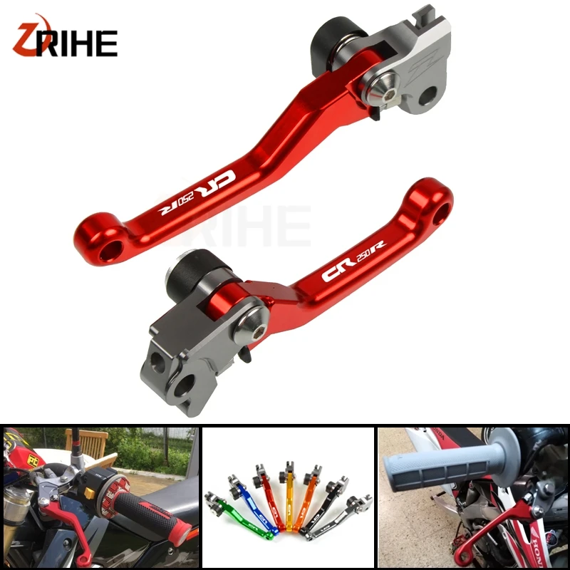 

CR250R 2004-2007 Motorcycle Dirt Bike Brake Clutch Levers CNC Pivot Foldable handle levers FOR HONDA CR 250R 2004 2005 2006 2007