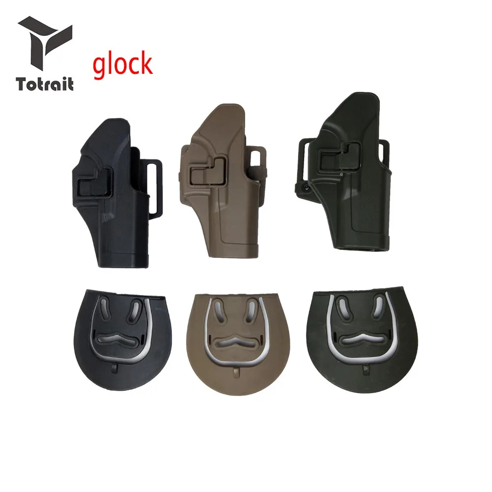 

Tactical Glock Holster Combat Hunting Airsoft Gun Holster for Glock 17 19 22 26 31 Gun Case Pistola military Right Hand Holster
