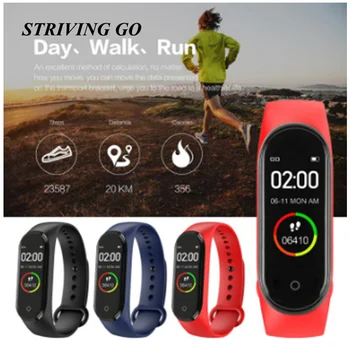 

2020 M3 Sport Fitness tracker Watch Smartband Smart Bracelet Blood Pressure Heart Rate Monitor Smart band Wristband Men PK M2 M4