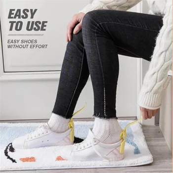 

Lazy Unisex Wear Shoe Horn Helper Shoehorn Shoe Easy on and off Shoe Sturdy Slip Aid Shoe Helper Shoespooner Shoes Lifter Tool