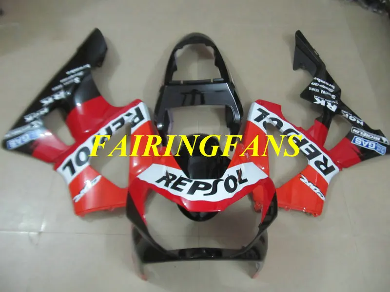 Инжекторный комплект для HONDA CBR900RR 929 00 01 CBR 900 RR CBR 900RR 2000 2001 красно-черные Обтекатели Кузов+ подарки HE29