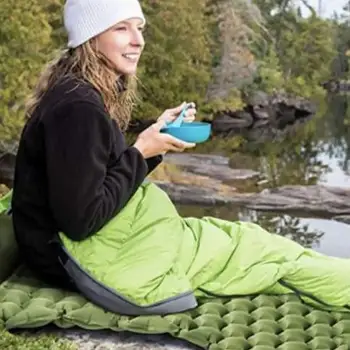 

Nylon TPU Sleeping Pad Lightweight Moisture-proof Air Mattress Portable Inflatable Mattress Camping Mat