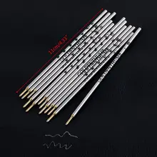 Thumb Silver Iron Pipe Refill Clothing Leather Cloth Cutting Positioning Special Mark Line Pen Silver Rod 12 Pcs / Box 634B