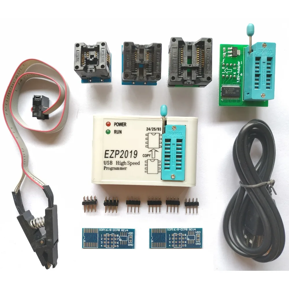 EZP2019 высокое Скорость USB SPI программатор лучше, чем EZP2013 EZP2010 2011 Поддержка 24 25 93 флэш-память EEPROM Биографические очерки