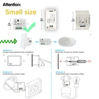 Wireless Smart Switch Light 433Mhz RF 86 Wall Panel Switch with Remote Control Mini Relay Receiver 220V Home Led Light Lamp Fan - Image 3