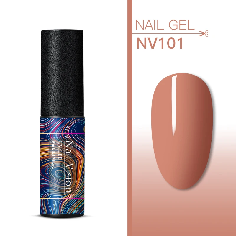 Nail Vision 5 мл УФ-гель для ногтей для маникюра 176 цветов Гель-лак Полупостоянный Гель-лак для нейл-арта инструменты для самостоятельного дизайна - Цвет: EES06696