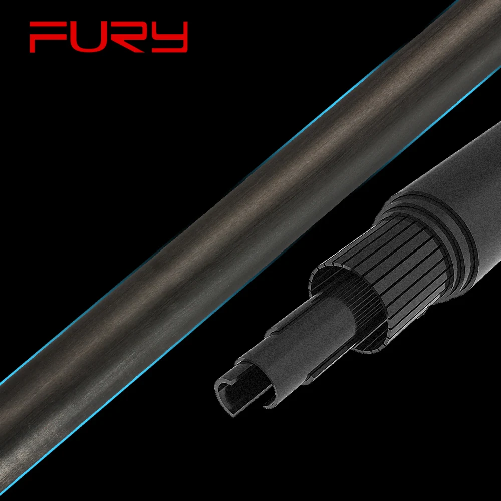 Original FURY CFP Carbon Billiard Pool Cue 12.5/12.8mm Kamui Tip PAS Carbon Fiber Shaft Professional Billar Stick Kit With Case