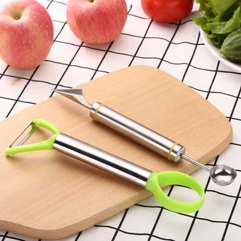 

6pcs Home Kitchen Gadget Set Multi-function Set Fruit Tool Watermelon Cutting Knife Apple Peeler Fruit