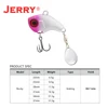 Jerry Rocky VIB blade lures Metal spoon jig Artificial Sinking lead vibration VIBE baits for pike bass ► Photo 2/6