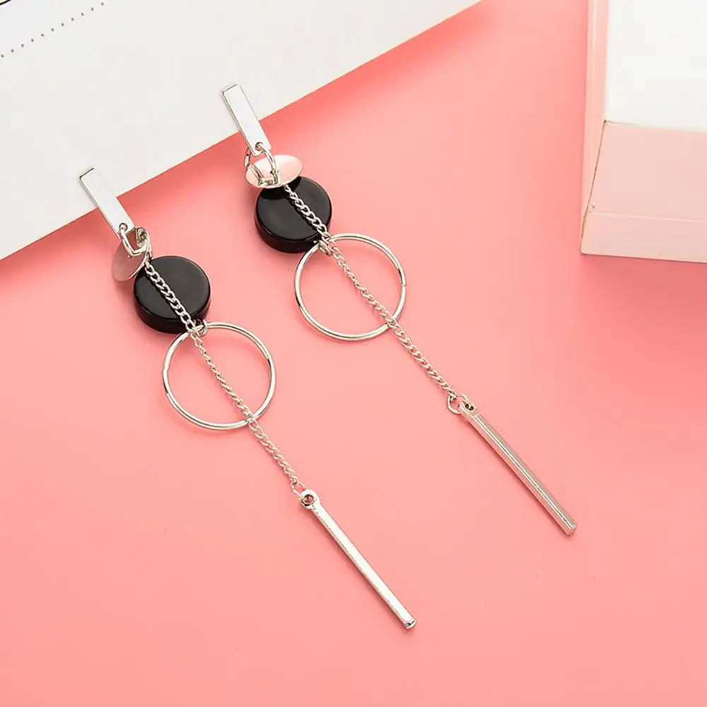 

Simple Metal Girls Earrings Irregular Long Pendant Women Oorbellen Creative Earrings Ladies Jewelry Turques Treasured Brincos
