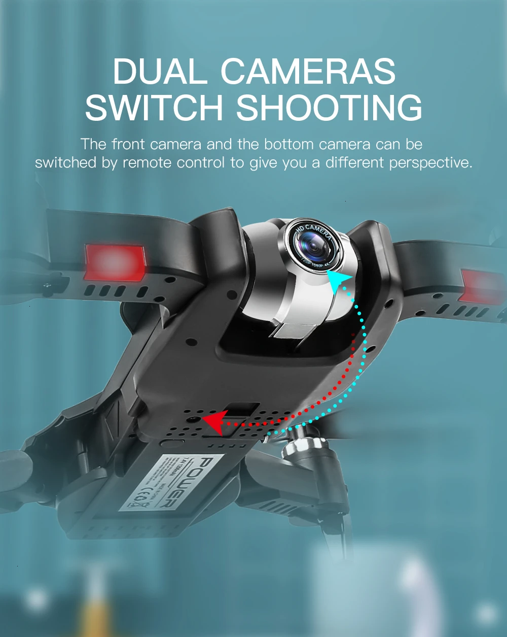 Складной Дрон S17 50 раз зум ESC двойная камера HD wifi FPV оптический поток RC Квадрокоптер вертолет камера 4K Дрон VS SG901 SG106