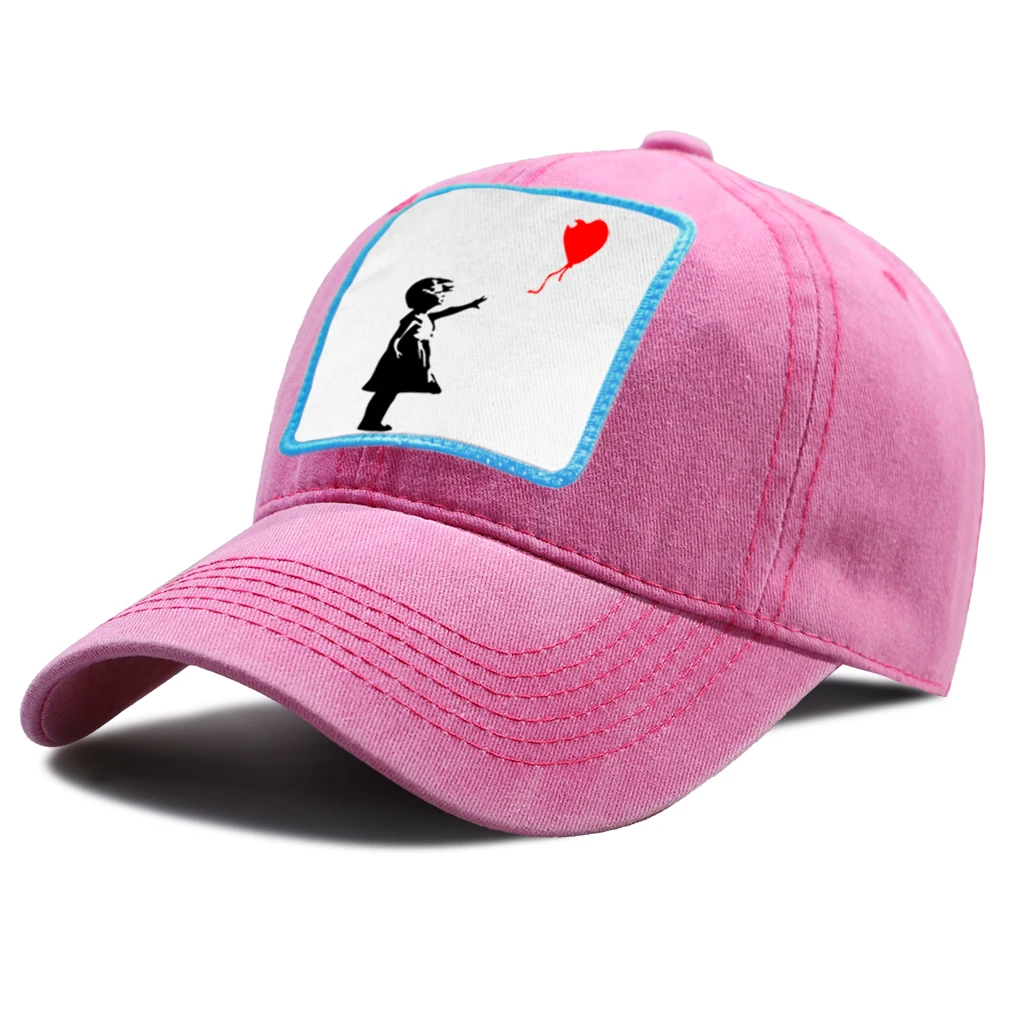 

Снэпбэк Кепка с принтом для девочек и воздушных шаров, Летние регулируемые шапки для верховой езды, Повседневная Бейсболка в стиле хип-хоп, уличная Бейсболка унисекс, s