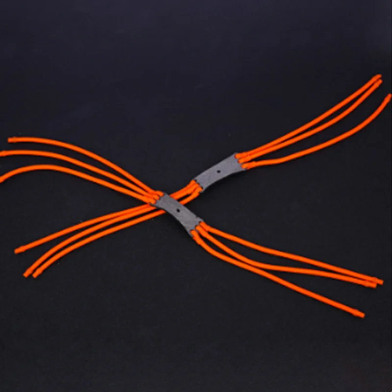 Powerful Hunting Bow Slingshot Rubber Band Tubing PU Leather Professional Tactical Plastic Pocket SlingShot for | Спорт и