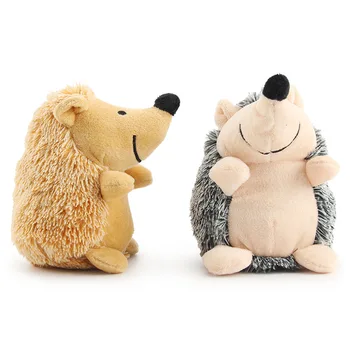 hedgehog soft plush dog toys small large dogs interactive squeaky sound toy chew bite resistant toy.jpg