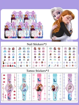 

Disney Frozen 2 Elsa Anna Girls Makeup Toy Nail Stickers Snow White Princess Sofia Pony Tattoo Sticker For Kids Pretend Play Toy
