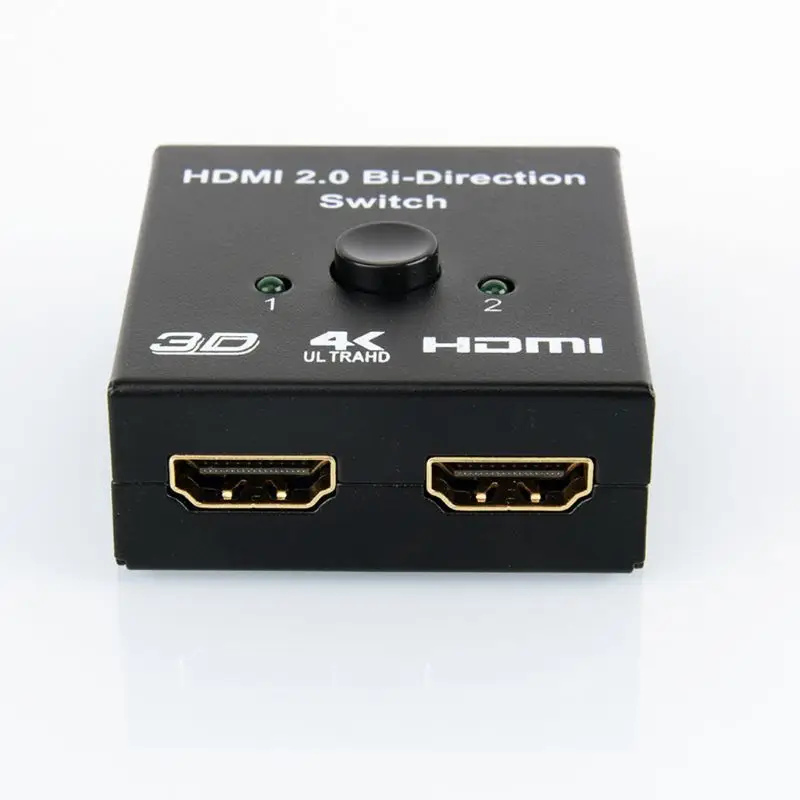 2x1 или 1x2 2 порта Ultra HD 4K HDMI переключатель двунаправленный коммутатор сплиттер с HDCP сквозной для HDTV Blu-Ray DVD спутниковый
