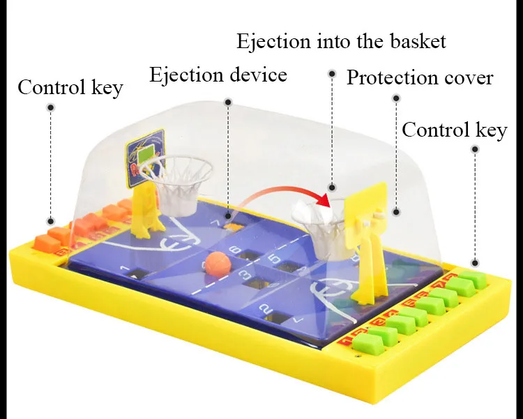 Мини-парная баскетбольная игра, портативная детская настольная баскетбольная головоломка, игрушка для родителей и детей, Интерактивная игрушка для отдыха, подарок