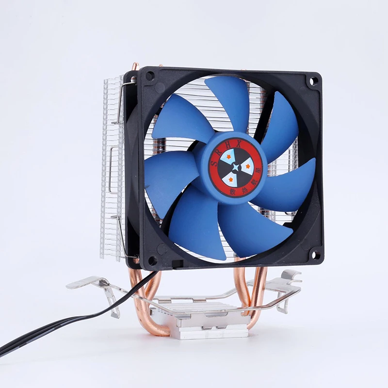 Радиатор охлаждения процессора тихие вентиляторы для Intel LGA775 1155 1156 ПК компьютер процессор материнской платы Вентилятор охлаждения Сияющая Звезда Улучшенный - Цвет лезвия: Blue
