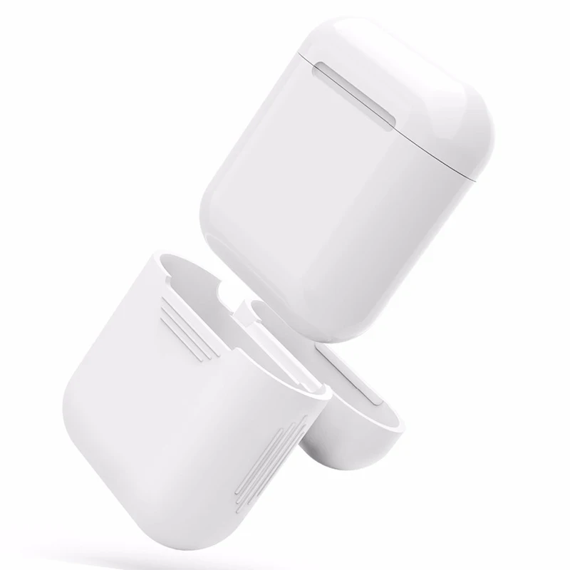 Многоцветный силиконовый чехол для Airpods с защитой от потери, беспроводные bluetooth-наушники, аксессуары, защита от падения