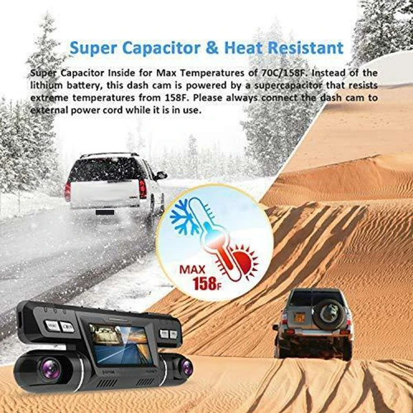 Dash Cam P28 с Wi-Fi Двойной 1920X1080P фронтальная и кабина приборная камера