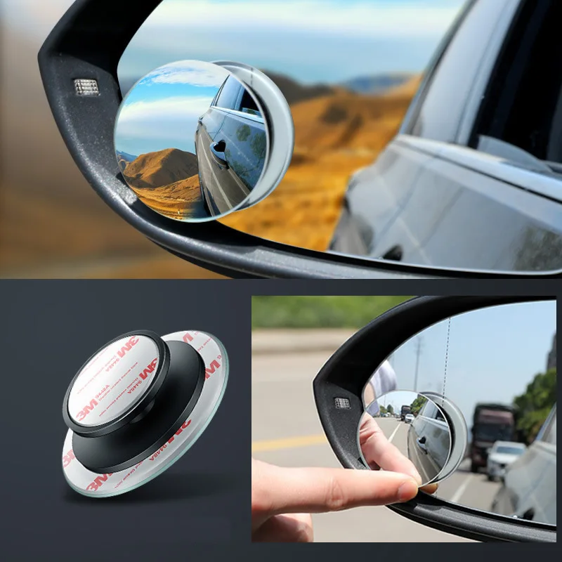 Автомобильное зеркало заднего вида HD Зеркало для слепых зон без рамки