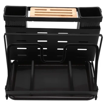 

1pc Chopping Block Pot Cover Tableware Cutlery Storage Holder Organizer Kitchen Storage Rack Kitchen Houseware Kitchen Organizer