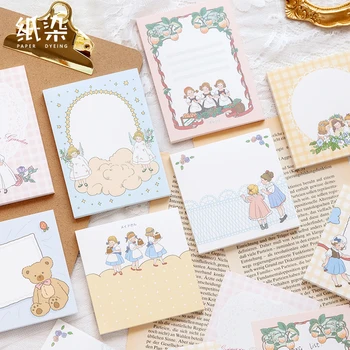 

Zhiran Peach clamp memo pad diy message note paper notepad pack retail