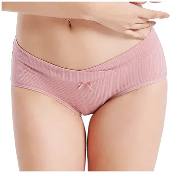 

Women's Briefs Comfortable Womens Low-rise Underpants Underwear Sexy Ultra-thin Lingerie Panties Culotte Push Up Bow M-XXXL