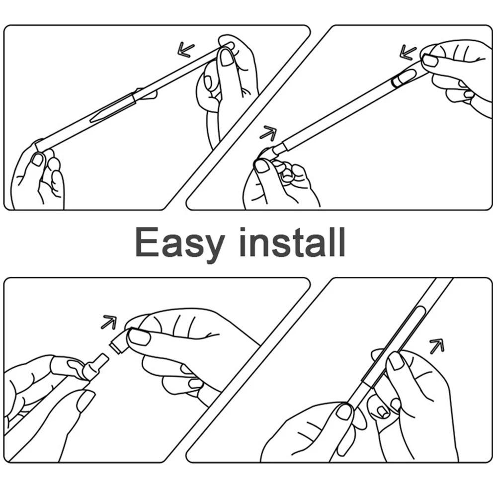 1 комплект цветной Мягкий силиконовый чехол колпачок для наконечника рукав обертывание наконечник держатель для планшета ручка чехол для Apple Pencil 2 iPad Pro Аксессуары для телефона