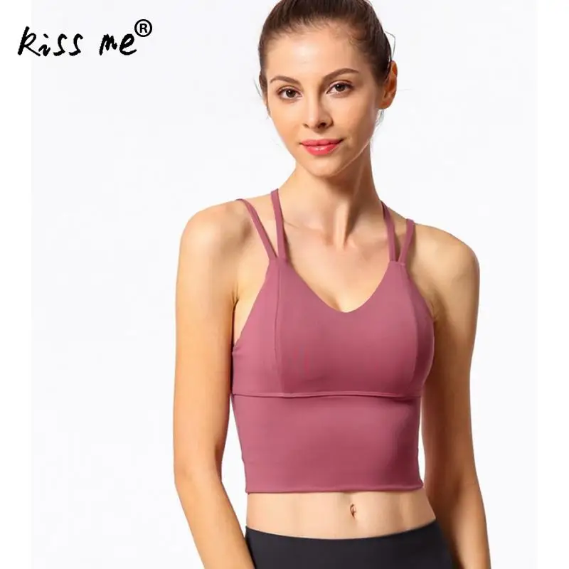 lotus red Однотонные Мягкие Рубашки для йоги с открытой спиной, спортивный укороченный топ для бега, женский открытый спортивный костюм для фитнеса, тренировочный костюм, жилет для бега, женский костюм - Цвет: lotus red