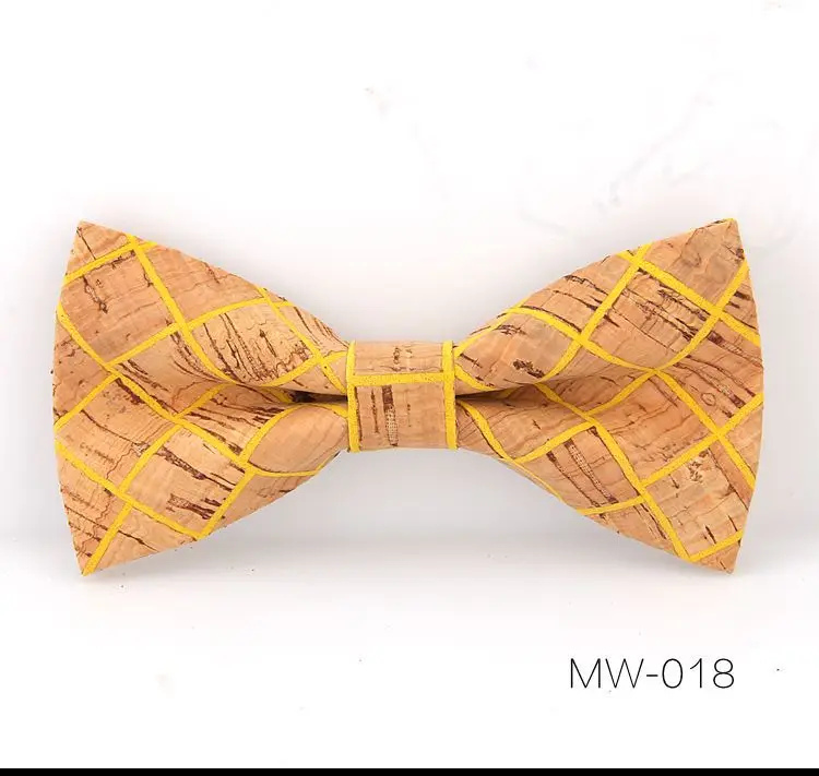 Модный деревянный галстук-бабочка галстук Мужские аксессуары мужские подарки Барри Ван галстук мужские галстуки полосатая рубашка - Цвет: MW-018
